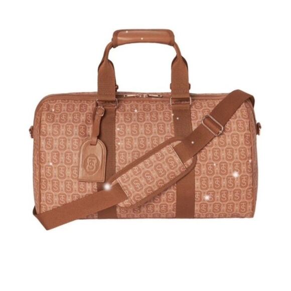Taylor Swift NIB | The Life of a Showgirl TS Monogrammed Logo Duffle Bag TLOAS - Picture 1 of 6